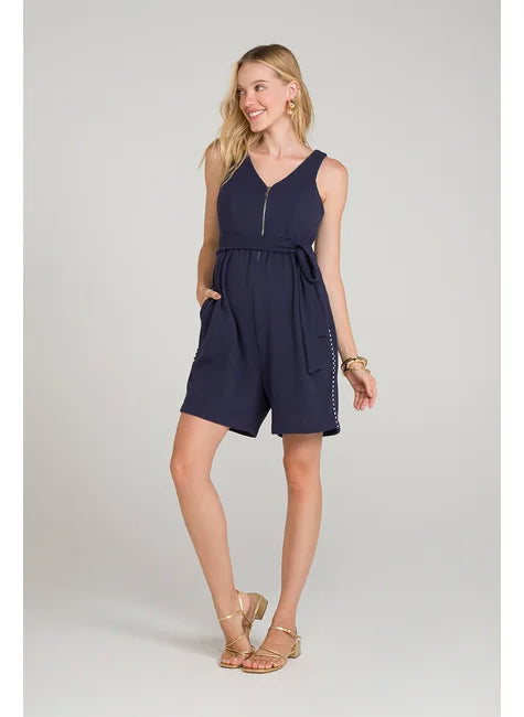 Macaquinho Malha Naturale Blu