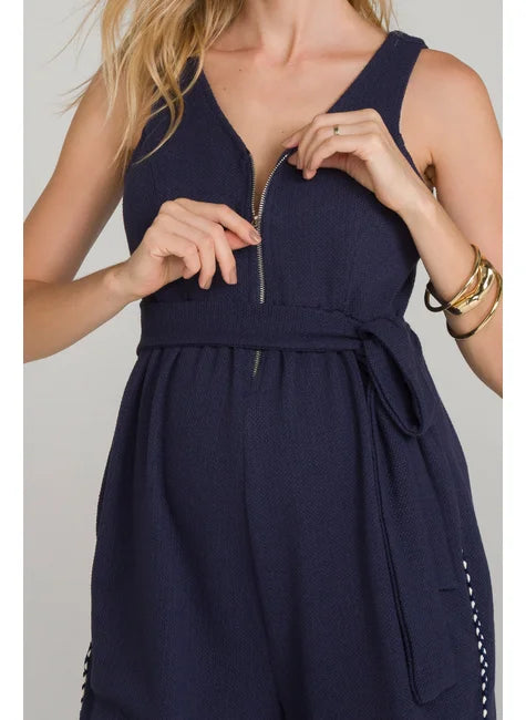 Macaquinho Malha Naturale Blu