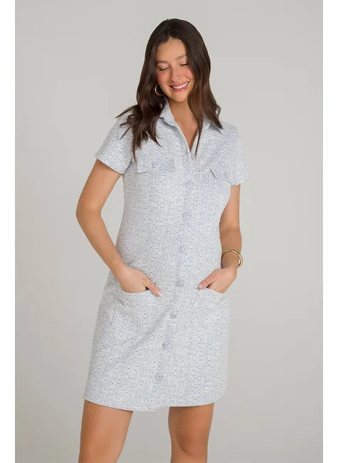 Vestido Malha Tweed Bambino